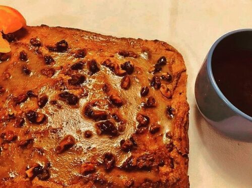 Coca de LLanda con Chocolate a la Taza