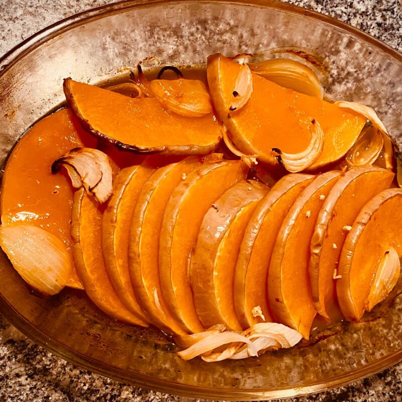 Calabaza a la naranja