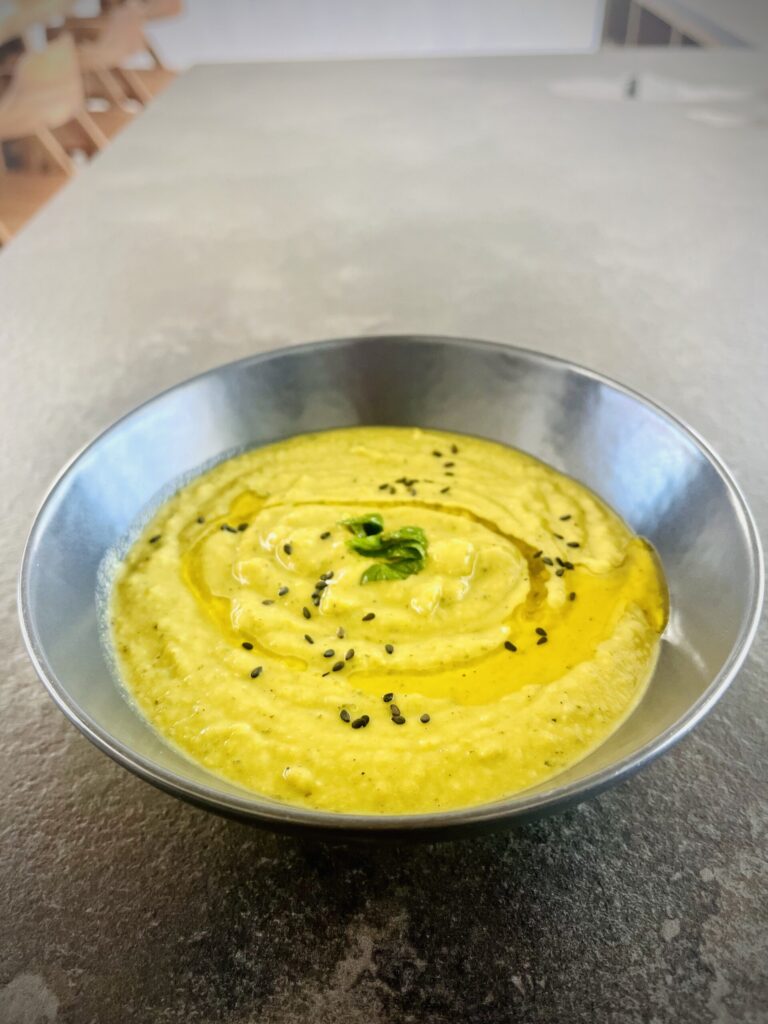 Crema de Guisantes Frescos a la Menta