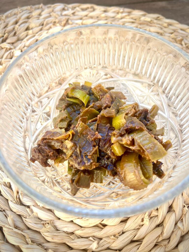Puerros al Miso