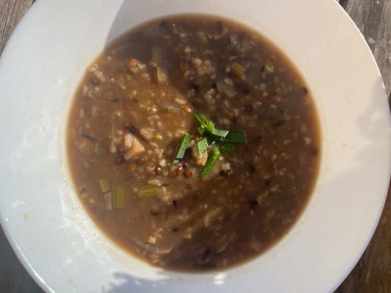 Estofado de Arroz Integral con Lentejas