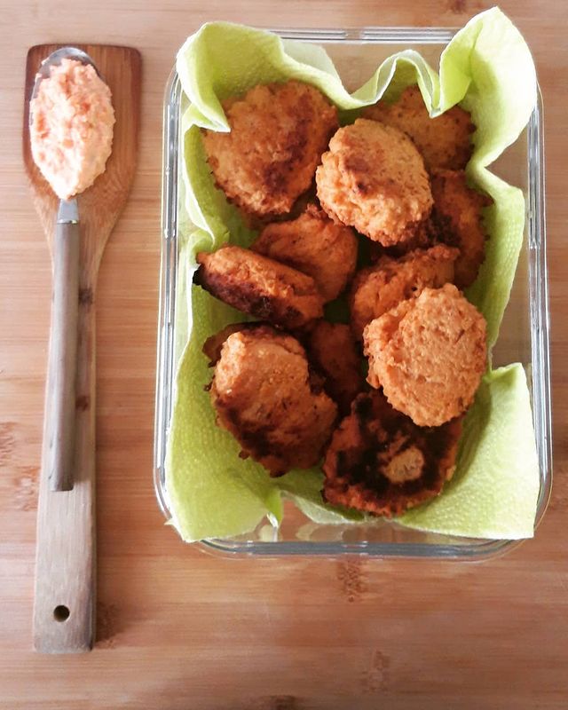 Nuggets Veganos (Lenteja Roja)