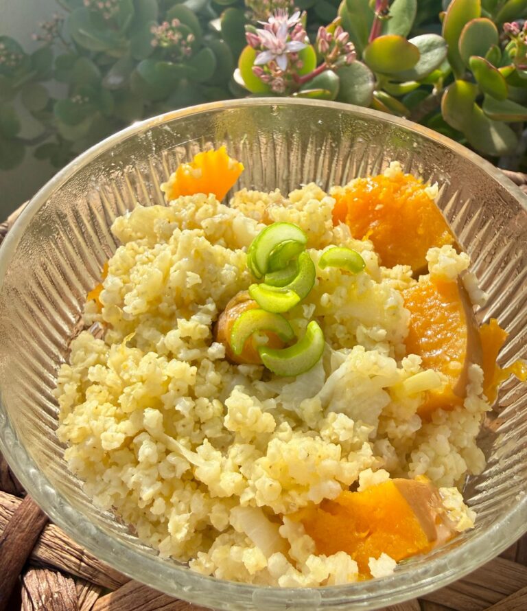 Mijo con verduras dulces