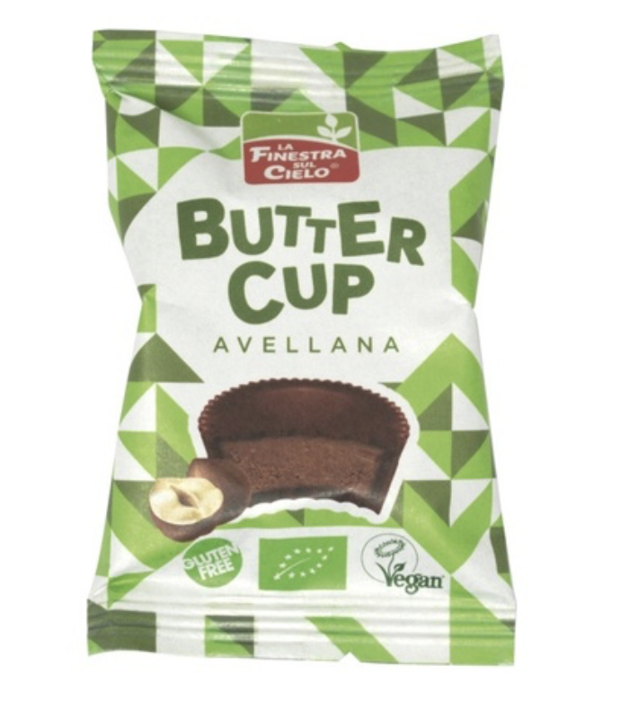 Butter cup de chocolate con avellanas