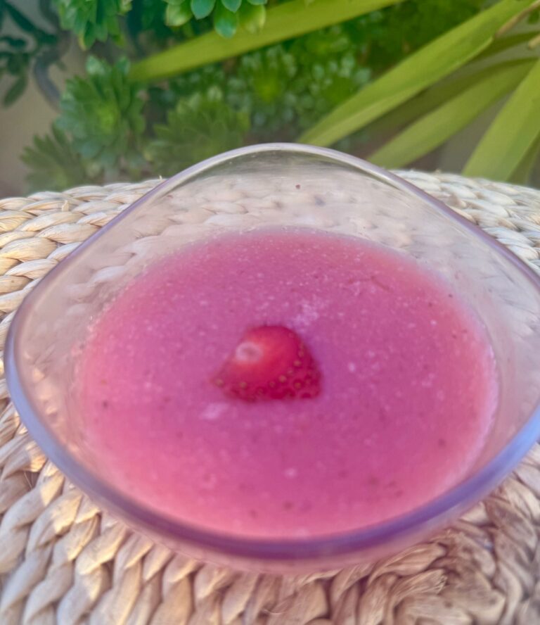 Mousse de fresas